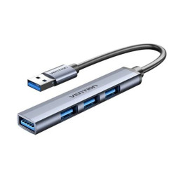 Hub USB Vention 4 Puertos USB 3.0 Silver | InfoChen Canarias