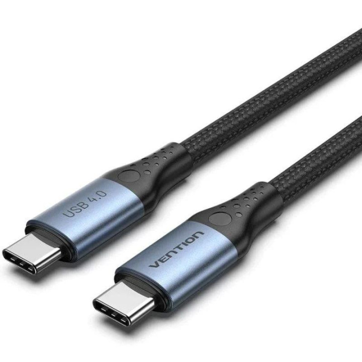 Cable USB-C/m 4.0 - USB-C/m 40GBPS 240W 1M Grey | InfoChen