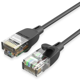 Cable De Red CAT6A Utp 1.5M Vention Black | InfoChen Canarias