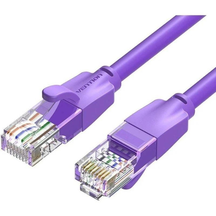 Cable De Red CAT.6 Utp 1M Vention Purple | InfoChen Canarias
