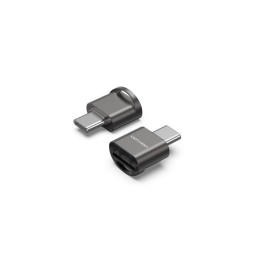Lector De Tarjetas Externo Vention USB-C Microsd Black | InfoChen