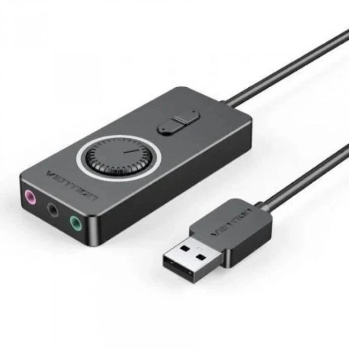 Tarjeta De Sonido Vention Cdrbb USB 2.0/X3 Jack 3.5MM | InfoChen