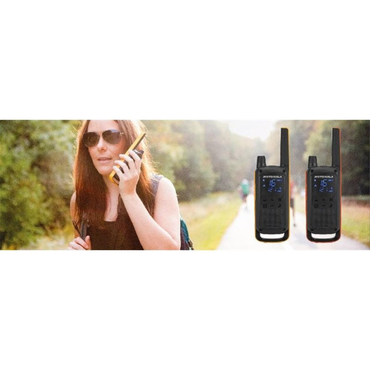 Walkie Talkie Motorola T82 (( Pack 2 Ud )) | InfoChen Canarias