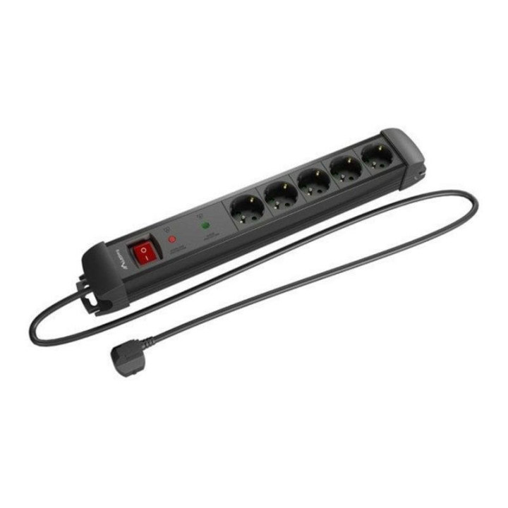 Regleta Lanberg 5 Schukos Con Proteccion 5M Black | InfoChen