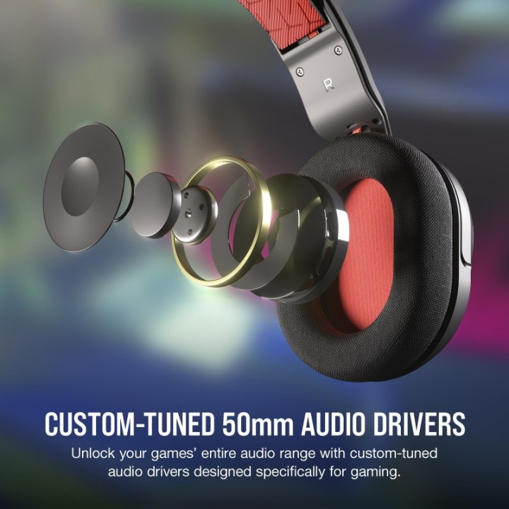 Auriculares + Microfono Corsair HS35 USB Gaming Headset Black |