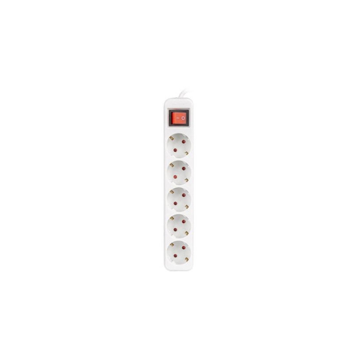 Regleta Lanberg 5 Schukos Con Proteccion 3M White | InfoChen