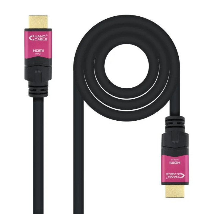 Cable HDMI 2.0 Alta Velocidad 4K Nanocable 15M Black | InfoChen