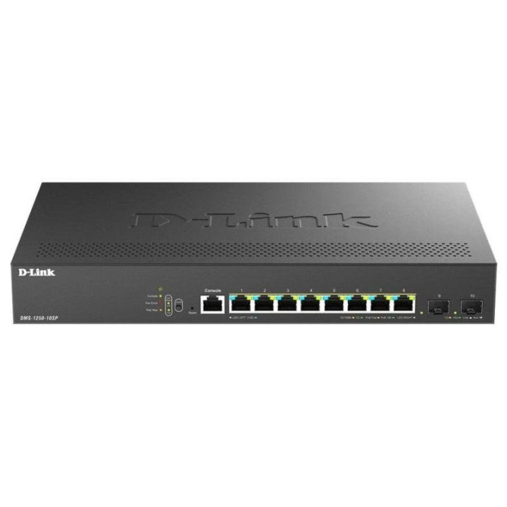 Switch D-Link Gigabit 8 Puertos Multigigabit 2.5G Poe+ | InfoChen