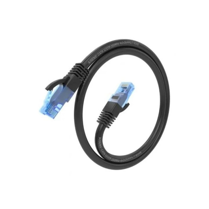 Cable De Red CAT.6 Utp 3M Aisens Black | InfoChen Canarias