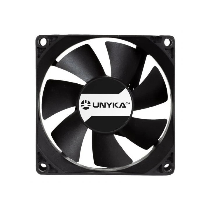 Ventilador Unykach Server 80MM Doble Bola 4PIN | InfoChen