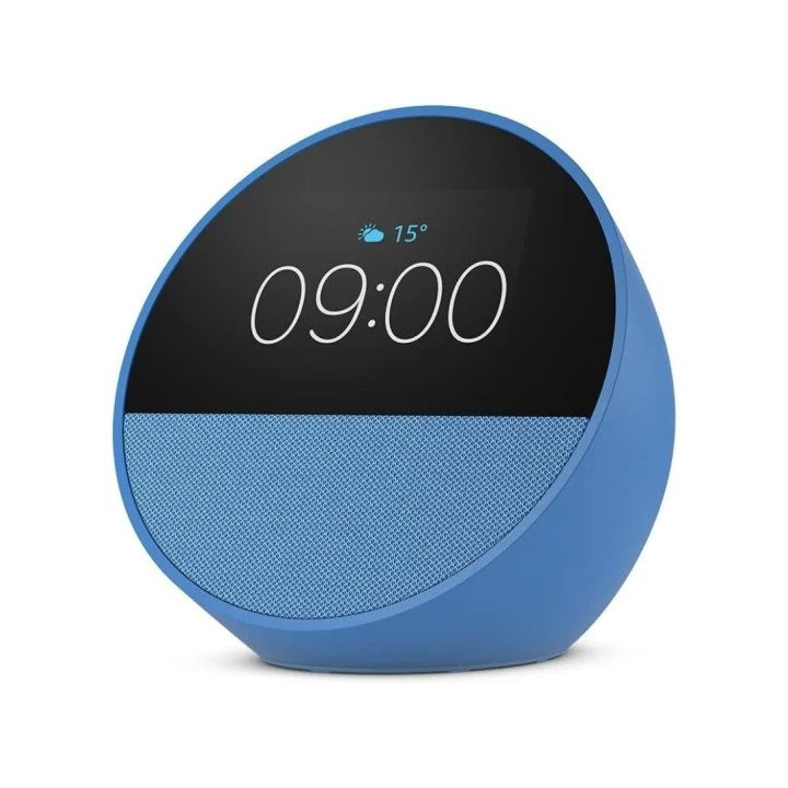 Despertador Inteligente Amazon Echo Spot Alexa Musica Alarma Blue