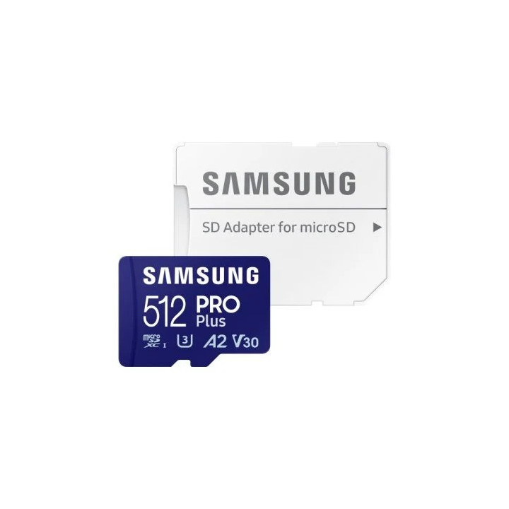 Memoria Micro Sd 512GB Samsung Evo Plus Sdxc Uhs-I U3 + Adaptador