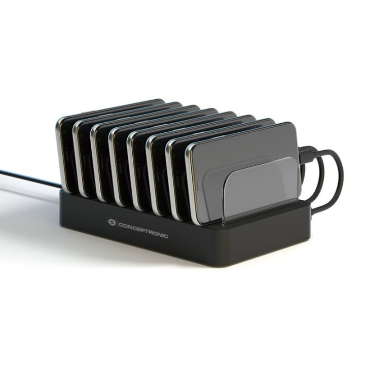 Estación De Carga USB Conceptronic 6 Puertos | InfoChen Canarias