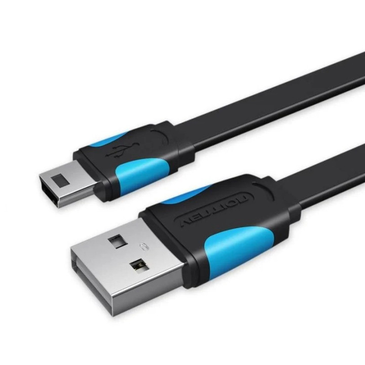 Cable USB 2.0 Vention USB-A/m - Mini Usb/m 2M 480MBPS Black |