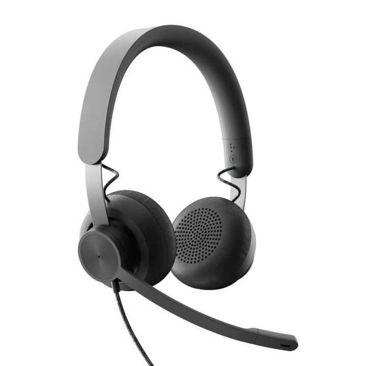 Auriculares + Microfono Logitech Zone Wired USB-C / USB-A Black |