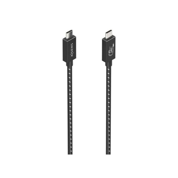 Cable USB-C 4.0 Aisens Tipo USB-C/m - USB-C/m 50CM 240W 40GBPS