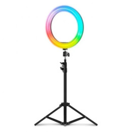 Soporte Mars Gaming Ring RGB Webcam/smartphone Black | InfoChen