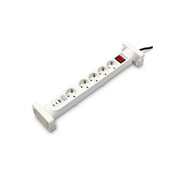 Regleta Salicru Sps Safe 5+ 5 Schuko | InfoChen Canarias