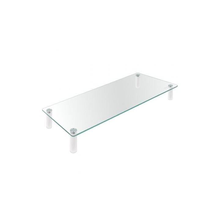 Soporte Tooq Sobremesa Elevador Para Monitor/notebook Cristal