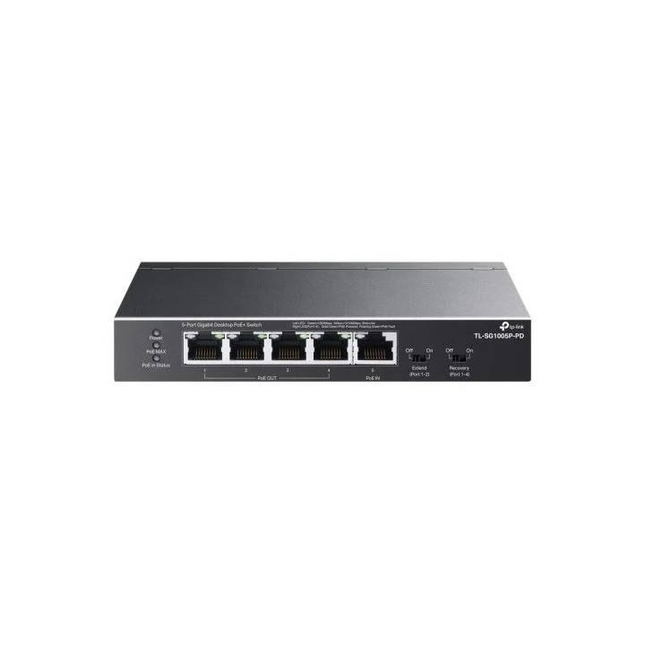 Switch Tp-Link Ethernet 5 Puertos Gigabit Poe+ | InfoChen