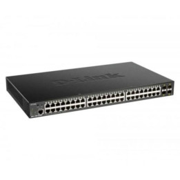 Switch D-Link Gigabit 52 Puertos DGS-1250-52XMP 48 POE +4 10G