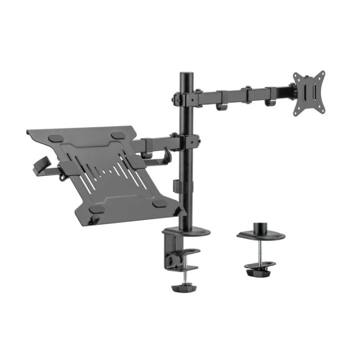 Soporte De Mesa Monitor/notebook Aisens Reg.altura Gir. Incl