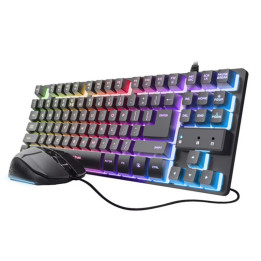 Teclado + Raton Trust Gxt 798 Gaming RGB USB Black | InfoChen