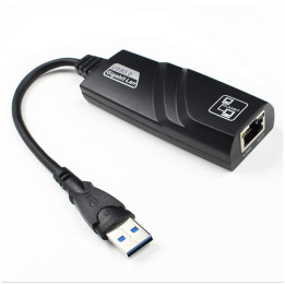 Cable Conversor Oneway USB 3.0 Ethernet RJ45 Gigabit 15CM Black |