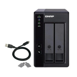 Unidad Externa Qnap 2 HDD 3.5-2.5 TR-002 USB-C | InfoChen
