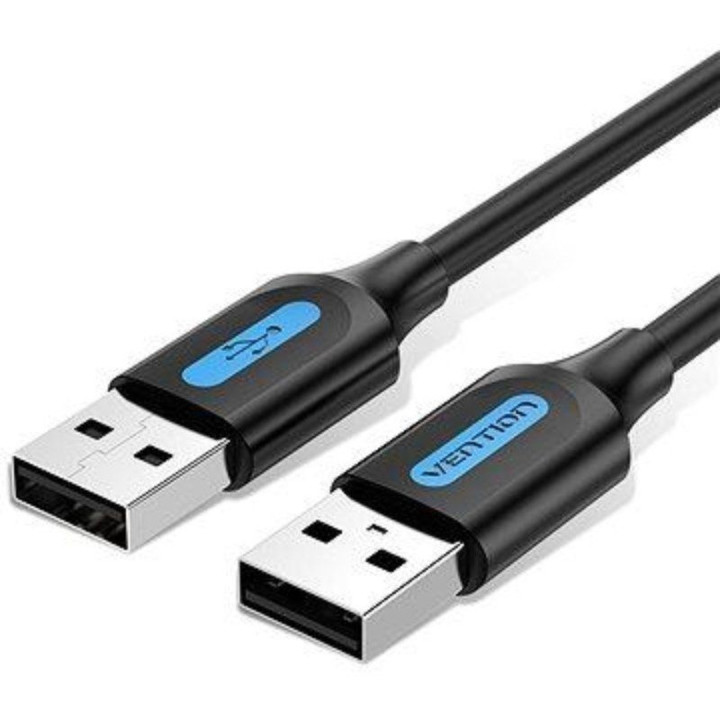 Cable Vention USB 2.0 USB-A - USB-A 480MBPS 60W 0.5M Black |