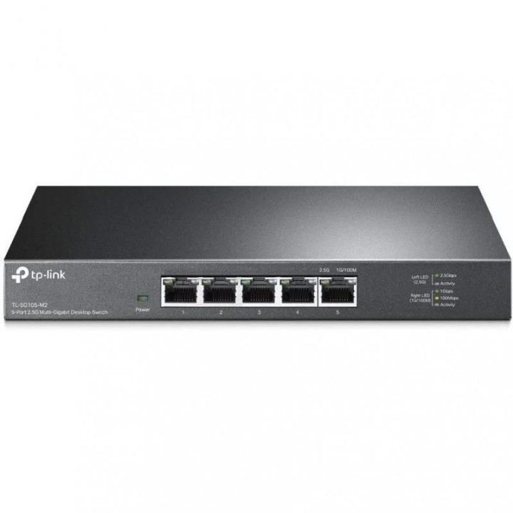 Switch Tp-Link Gigabit 5 Puertos 2.5G TL-SG105-M2 Metalica |