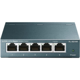 Switch Tp-Link TL-SG105S Gigabit 5 Puertos Metalico | InfoChen