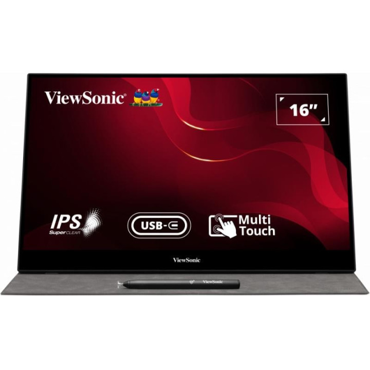 Monitor Viewsonic 15.6 Tactil IPS Multimedia Portable HDMI USB