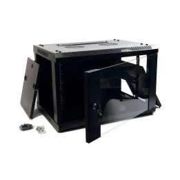 Armario Rack Powergreen 9U 54X45 + 1 Bandeja | InfoChen Canarias