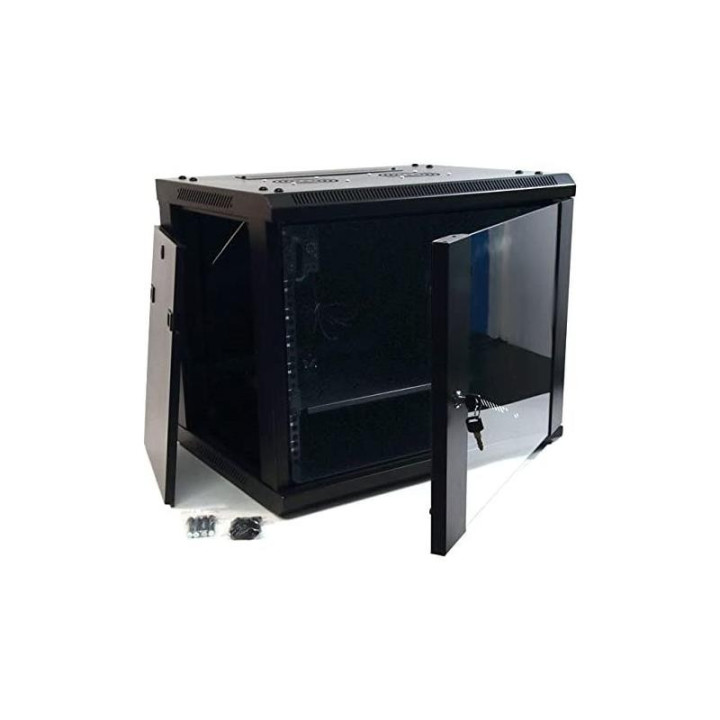 Armario Rack Powergreen 6U 60X45 Termostato + Ventiladores + 1