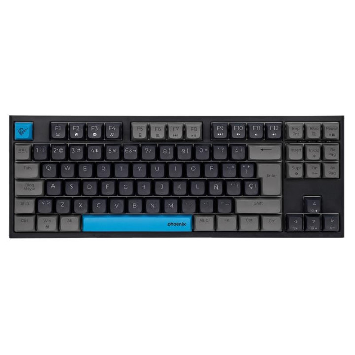 Teclado Phoenix Royal Gaming Mecanico USB RGB Black | InfoChen