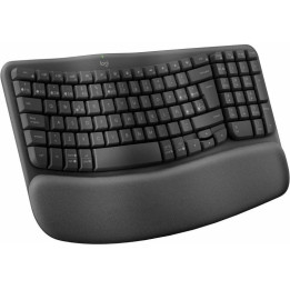 Teclado Logitech Wave Keys Bluetooth Black | InfoChen Canarias
