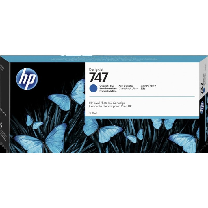Tinta HP P2V85A Chromatic Cyan Nº 747 | InfoChen Canarias
