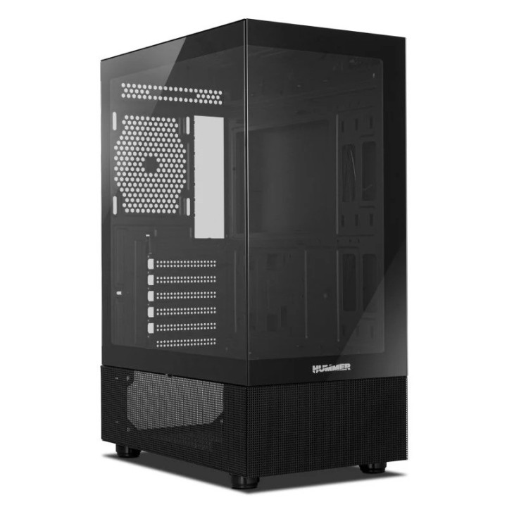Caja Ordenador Gaming Nox Hummer Vision Atx Black | InfoChen