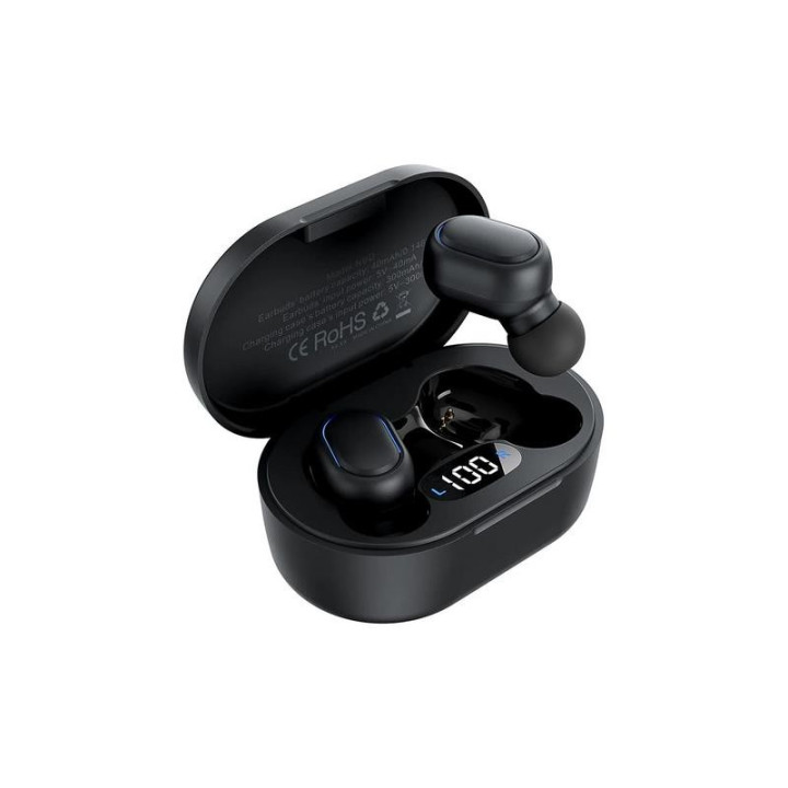 Auriculares Vention Tiny T15 Bluetooth 5.3 Wireless 7 Horas Black
