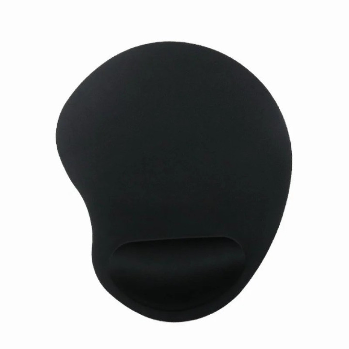 Alfombrilla Gembird Reposamuñecas Mouse Pad Black | InfoChen