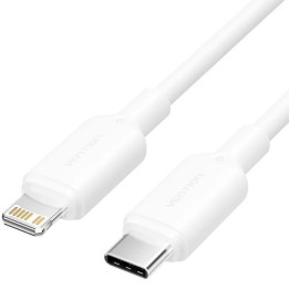 Cable USB 2.0 Vention USB-C - Lightning 27W 480MBPS 2M White |