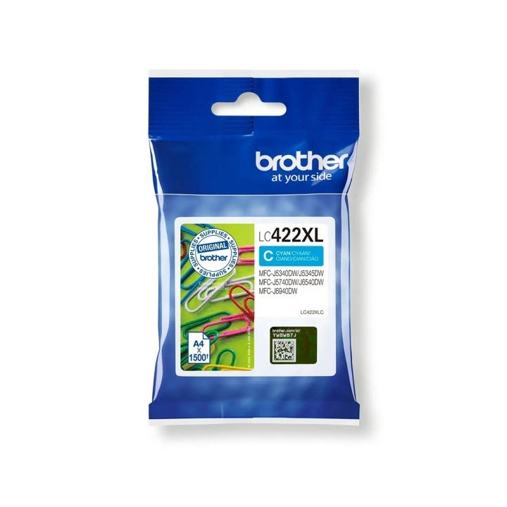 Tinta Brother LC422 Xl Cyan | InfoChen Canarias