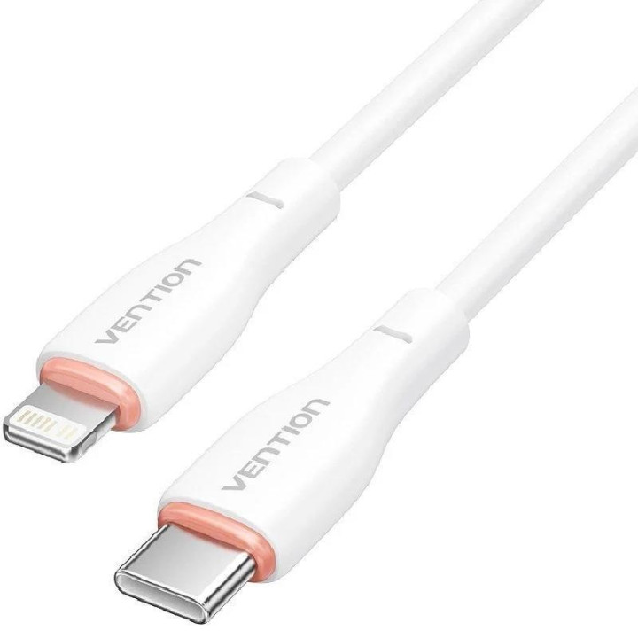 Cable Vention USB-C 2.0 - Lightning 3A 1M White | InfoChen