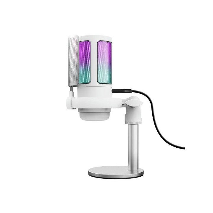 Microfono Trust Gaming Gxt 238W Auron USB RGB White | InfoChen
