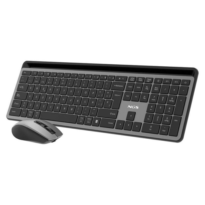 Teclado + Raton Ngs Eclipse Slim Silent Wireless Bt Multi