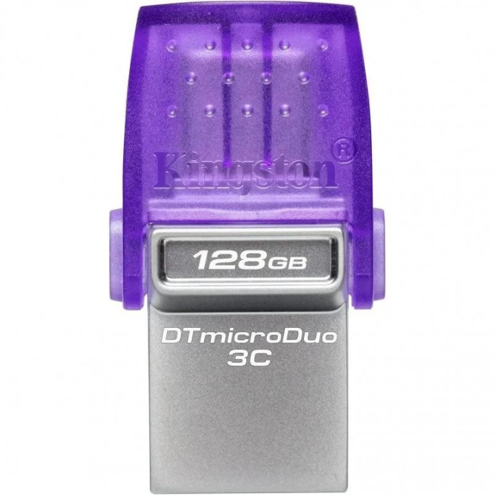 Pen Drive 128GB Kingston USB-A/usb-C 3.2 Purple | InfoChen