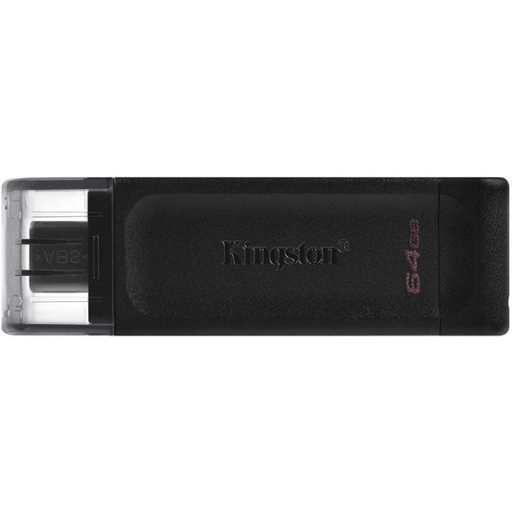 Pen Drive 64GB Kingston USB-C 3.1 Black | InfoChen Canarias
