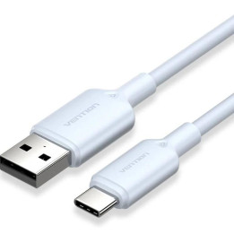 Cable Vention USB-A - USB-C 3A 60W 2M Trenzado Blue | InfoChen
