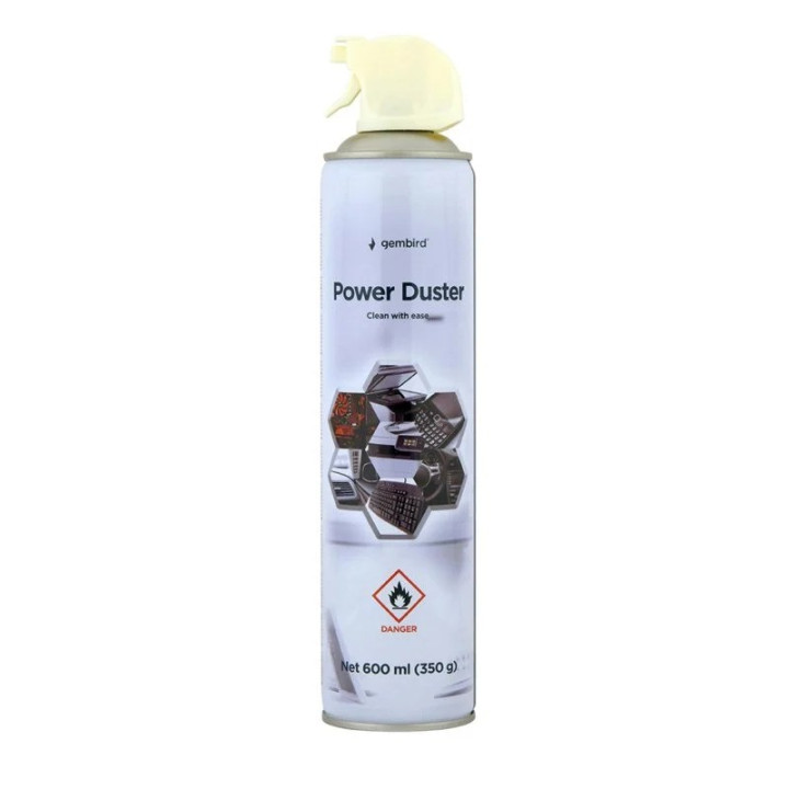 Spray Limpiapolvo Aire Comprimido Gembird 600ML | InfoChen